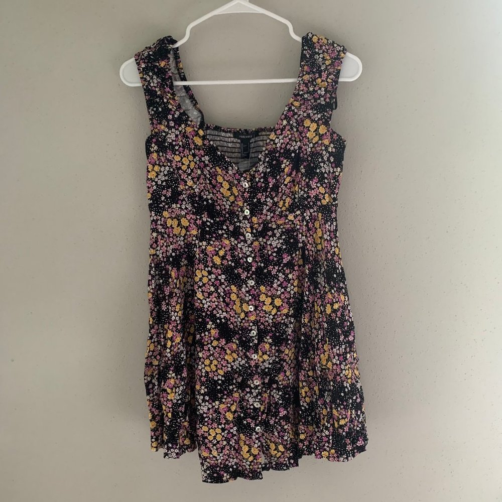Baby Doll Top w/ Scrunch Elastic Back, Cap Sleeves, Fitted Bust, Flowy Skirt